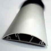 Короб напольный 18x75х2000мм алюминиевый (ISM20857)