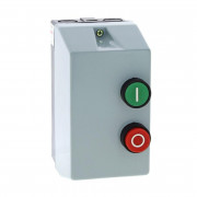 Пускатель магнитный КМЭ(р) 9А катушка управления 220В АС IP65 с кнопками П+С 1НО РТЭ-2355 9А (ctrp-r-9-220v)