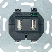 Розетка USB 2 гнезда до 1.4А/ч (521-2USB)