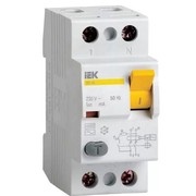 Выключатель дифференциального тока (УЗО) 2п 63А 30мА ВД1-63 АС (MDV10-2-063-030)