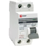 Выключатель дифференциального тока (УЗО) 2п 40А 30мА АС EKF PROxima (elcb-2-40-30-em-pro)