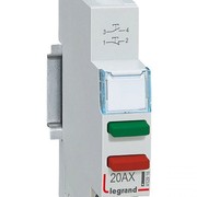 Выключатель кнопочный CX3 НО+НЗ зеленый/красный (412916)