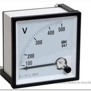 Вольтметр VM-A961 аналоговый на панель 96х96      (квадратный вырез) 500В прямое включение (vm-a961-500)