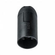 Патрон подвесной Е14 пластик черный (61348 NLH-PL)