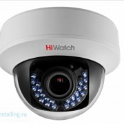 Видеокамера HD-TVI 1Мп внутренняя купольная с ИК-подсветкой до 20м (DS-T101 (2.8 mm))