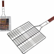 Решетка для барбекю X-382-NSD с антипригарным покрытием (6 секций, р-р 25*25 см, общая длина 54 см)