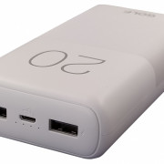 GOLF G81/ Powerbank 20000 mah + Кабель Micro usb /In Micro usb /Out USB 1 А, 2.1A/ White