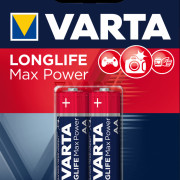 Батарейка VARTA LONGLIFE MAX POWER AA бл. 2 04706101412