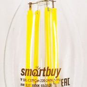 Светодиодная (LED)FIL Свеча на ветру Лампа Smartbuy-C37-8W/3000/E27 (SBL-C37FCan-8-30K-E27)