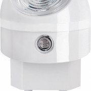 Ночник светодиодный NLE 08-LW-DS белый вращающийся 360 градусов с датчиком освещения 230В IN HOME