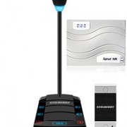 Комплекс цифрового дуплексного переговорного устройства 'клиент-кассир' (S-412 - 3шт) режим 'Симплекс', подключение гарнитур
