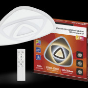 Светильник светодиодный COMFORT GEO-5 90Вт 230В 3000-6500К 7000Лм 500x500мм с пультом ДУ IN HOME