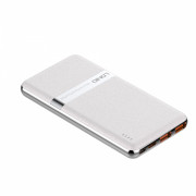 LDNIO PQ1020/ Powerbank 10000 mAh/Дополнительный порт: Type-C/ Выход: 3A, max 15W/ Кожа/ Silver