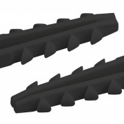 ЭРА Дюбель-хомут для плоского кабеля 5-10мм черный (100шт.)