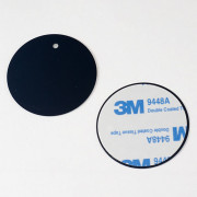 Perfeo-040 Самоклеящиеся металлические пластины для магнитного держателя D=40 мм/ 3M/ черный