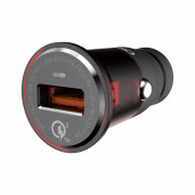 LDNIO C304Q/ Авто ЗУ + Кабель Micro/ QC 3.0/ Выход: 5V_9V_12V, 18W/ Gray&Red