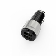 LDNIO C403/ Авто ЗУ + Кабель Type-C/ 2 USB Auto-ID/ Выход: 4.2A, 21W/ Black&Silver