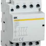 Контактор модульный КМ63-40М AC/DC IEK MKK21-63-40