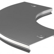 Крышка угла плавного 90град. тип Г01 ESCA 300мм IEK CPG01D-0-90-300-08