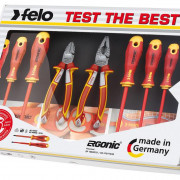 Набор диэлекрических отверток Ergonic с пасатижами и бокорезами (уп.8шт) Felo 41398517