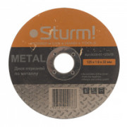 Отрезной диск по металлу Sturm! 9020-07-125x16