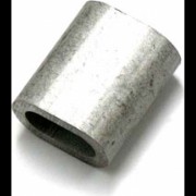 Зажим алюминиевый 4мм DIN3093 для троса (18799)