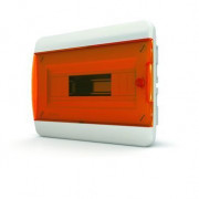 Щит встраиваемый ЩРВ-П-12, IP41, прозрачная оранжевая дверца