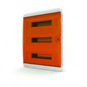 Щит встраиваемый ЩРВ-П-54, IP41, прозрачная оранжевая дверца