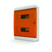 Щит навесной ЩРН-П-24, IP41, прозрачная оранжевая дверца
