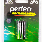 Perfeo AAA550mAh/2BL  Аккумулятор Пластик
