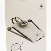 GOLF L105/ Powerbank 10000 mah/In Usb,Micro usb,Type-C/Out Usb,Micro usb,Type-C,Lithing, 2A/White