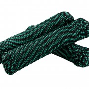 Шнур полипропилен текстильный 8,0мм черный (20м) (139950)