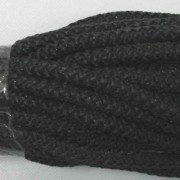 Шнур полипропилен текстильный 4,0мм черный (20м) (139929)