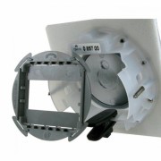 Блок встр IP44 круг нерж.2м