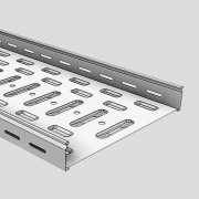 Лоток перфорированный 400х100x2000 нержавеющий (35335INOX)