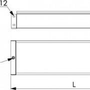 Лоток 100х50 L 3000 (3502210inox)