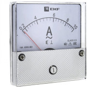 Амперметр AM-A801 аналоговый на панель 80х80 (круг