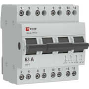 Трехпозиционный переключатель, 4P 25А EKF Basic