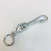 Карабин 40мм тип 125 ТА с вертлюгом  (2 шт)