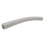 Труба гофрированная ПВХ 20 мм без протяжки легкая серая (100м) (90920)