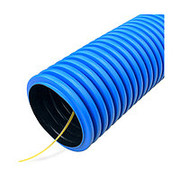 Труба гофрированная двустенная ПЭ гибкая тип 750 с/з синяя д125 (50м/уп) (PR15.0058)