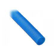Труба гофрированная двустенная 40мм с протяжкой с муфтой синяя (50м) (CTG12-040-K07-050)
