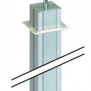 Connect Миниколонна 2-сторонняя на 14 модулей К45 345х80х80 мм SC алюминий (ALK227-8)