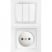 Беларусь Блок скрыт 3-х клвыкл+1местн роз 3В-РЦ-728 (3В-РЦ-728)