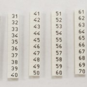 Лента маркировки для клеммников 5мм цифры 11...20 (NSYTRAB520)