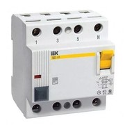 Выключатель дифференциального тока (УЗО) 4п 25А 30мА ВД1-63 АС (MDV10-4-025-030)