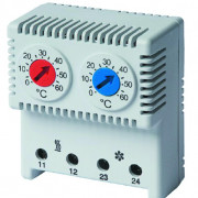 Термостат сдвоенный диапазон температур для NC контакта: 10-50 гр. для NO: 20-80 гр. (R5THRV13)