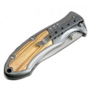 Нож складной Егерь , 208 мм, лезвие 85 мм, нер ж.сталь, сталь/дерев.ручка (10575)