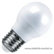 Лампа светодиодная LED 8вт E27 белый матовый шар ОНЛАЙТ (71627 OLL-G45)