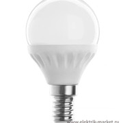 Лампа светодиодная LED 8вт E14 белый матовый шар ОНЛАЙТ (71625 OLL-G45)
